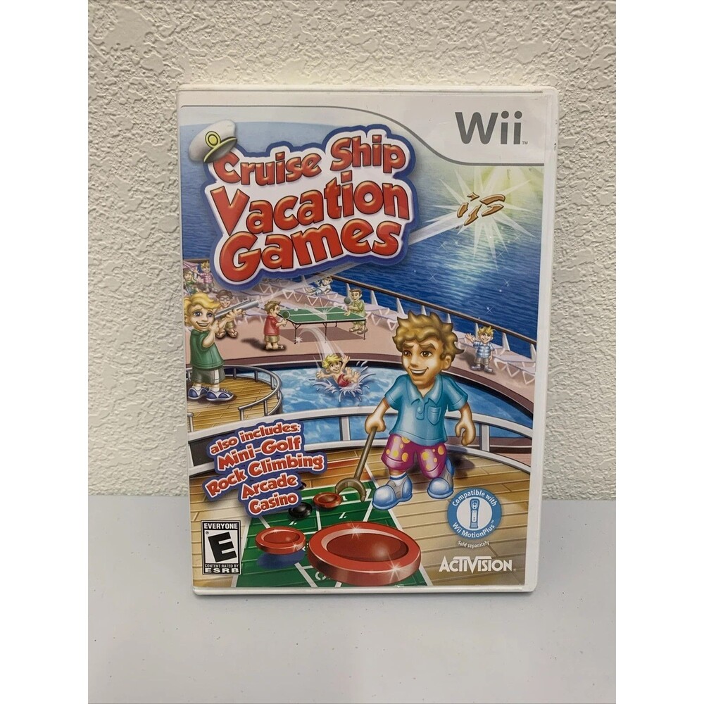 Cruise Ship Vacation Games (Wii) (2009) Complete- Tested
